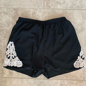 Black dress shorts